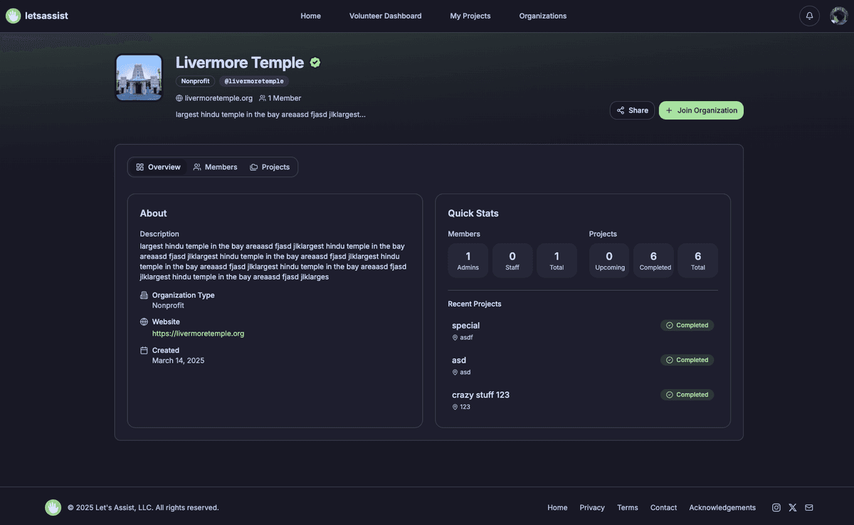 Dashboard Mockup